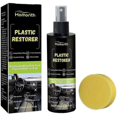 1 produit de rénovation plastique, revêtement de nettoyage et de protection pour l'intérieur de la voiture (sièges et cadrans) (1/4)
