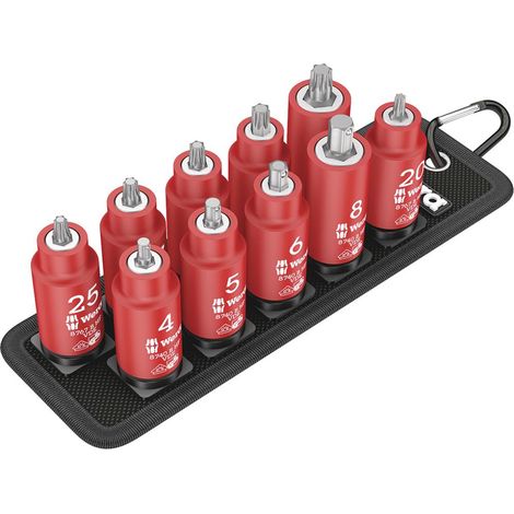 Wera Belt B VDE 1 Zyklop Steckschlüssel-Bit-Einsatz-Set 3/8" 10teilig 05004930001 (1/5)