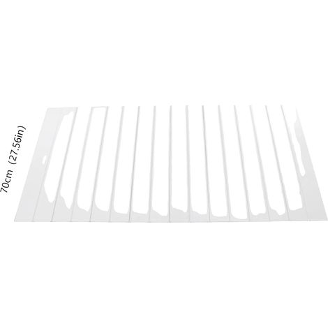 Plateau de baignoire pliable, résistant à l'humidité, facile à nettoyer, BLANC (1/2)