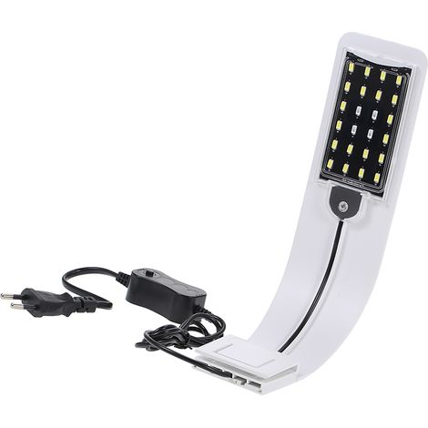 Lampe d'aquarium portable à 24 LED (220 V CA, 10 W, blanc/bleu) (1/3)