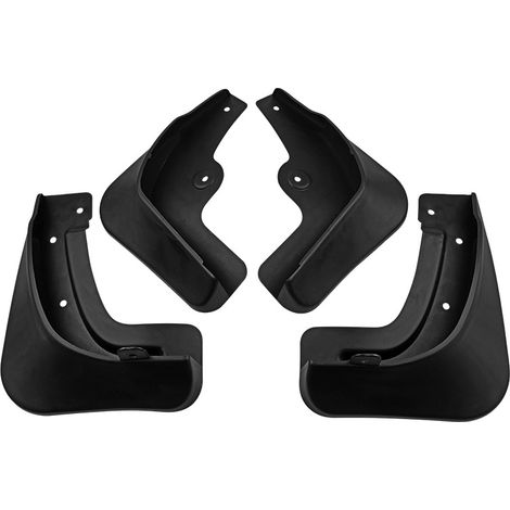 Adaptés aux modèles Mazda CX-4 2016-2019, ces garde-boue/bavettes de protection en caoutchouc souple sont conçus pour protéger les pneus de la voiture contre les projections d'eau.