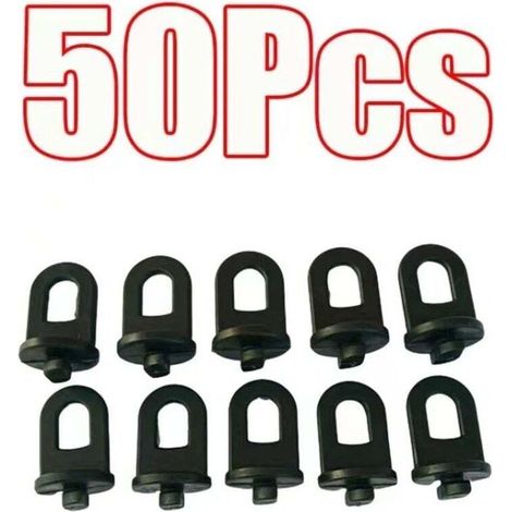 Packung mit 50 Kunststoff-Gewächshausclips