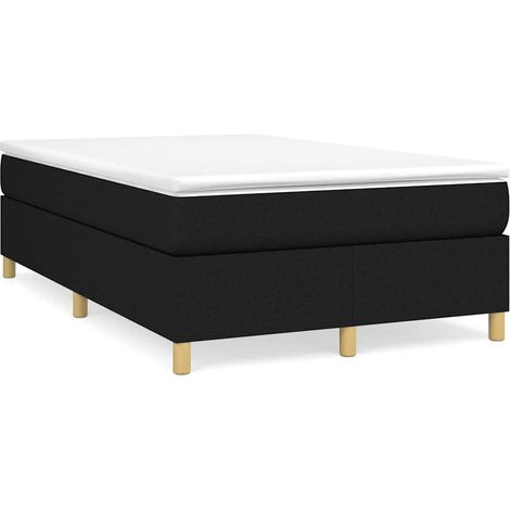 Maison Exclusive - Boxspringbettgestell Schwarz 120x200 cm Stoff (1/5)