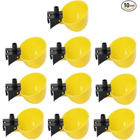 Bird Feeder Bowl Automatic Chicken Drinker Cups Large Capacity Chicken Water Dispenser Bird Cage Water Dispenser for Chicken Quail (1/5)