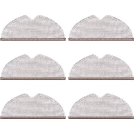 Set di 6 panni per la pulizia compatibili con gli aspirapolvere Xiaomi Roborock S5 S50 S51 S55 S6 S6 MAXV S5 MAX Q7 Q7+/Q7 MAX+ E4/E5 S6 Pure. (1/5)