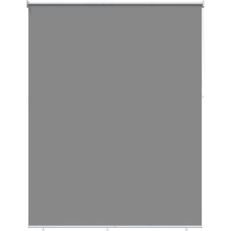 Store enrouleur extérieur avec protection UV, gris clair, 160 x 140 cm (1/5)