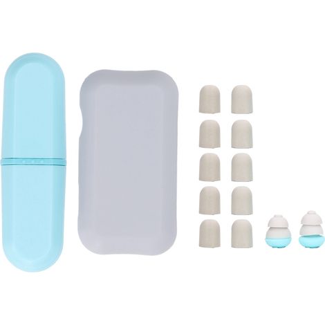 Bouchons d'Oreille Anti-Bruit pour Études en Dortoir - Isolation Sonore Max, Bleu