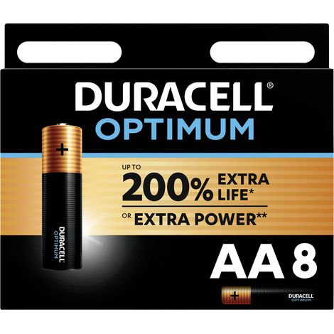 Duracell MN1500 AA Mignon Batterie Optimum 8er Blister (1/7)