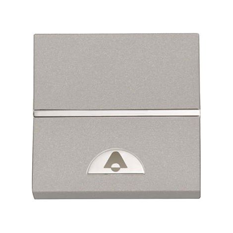 Pulsante a campana largo SILVER Niessen Zenit N2204 PL