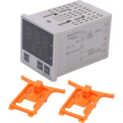 Thermostat PID numérique avec alarme pour moteurs et appareils 100-240VAC (BEMTC1B14V) (1/5)
