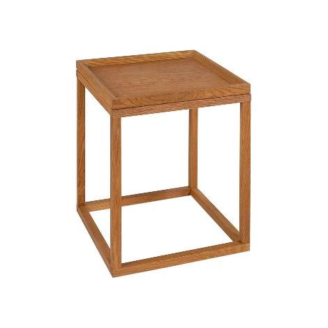 ANDREA HOUSE MU20135 Mesa Madera Roble 40X40X50Cm - ref: MU20135