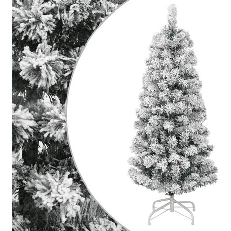 Künstlicher Weihnachtsbaum Klappbar Beschneit 120 cm