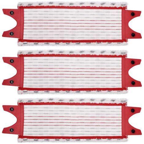 Recharges UltraMax, lot de 3, compatibles avec tous les systèmes de balais plats Vileda, pour tous types de sols, éliminent plus de 99 % des bactéries avec de l'eau uniquement. (1/5)