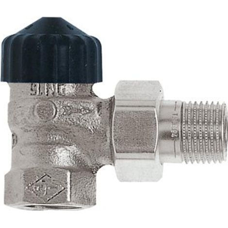 HEIMEIER Corps de vanne thermostatique Standard, Forme coudée, DN 32, nickelé, 2201-05.000 (1/3)