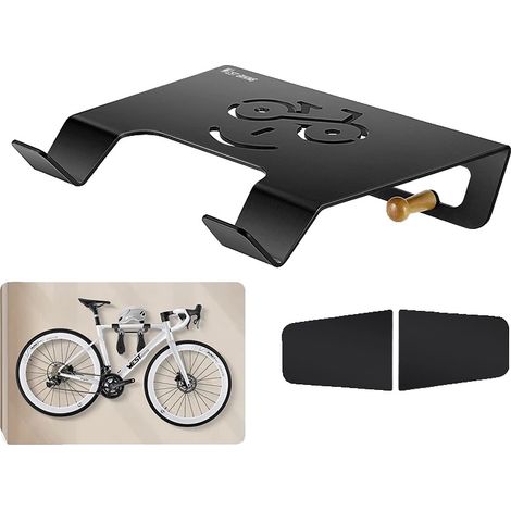 Support de rangement pour vélos, design mural, construction durable, BLANC (1/2)