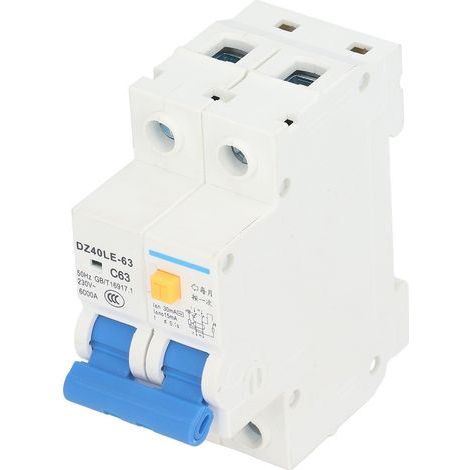 63A 230V 30mA Fehlerstromschutzschalter, Leckstromschutz, PA66 automatischer Schalter für elektrische Installationen, zuverlässiges Sicherheitsgerät. (1/5)
