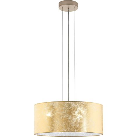 Suspension luminaire Viserbella, lustre suspendu vintage en acier et (1/5)