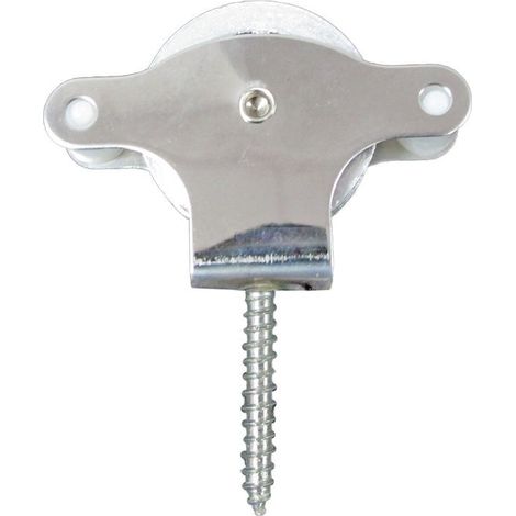 Poulie Wolfpack Inox 40 mm./Rouleau en métal avec boulon à vis (1/2)