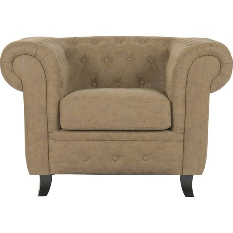 Sillon Madera Pu 110X81X76 Marron (1/5)