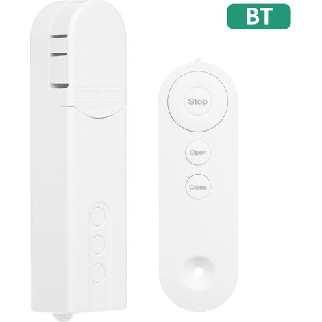 Irovami Stores motorisés avec moteur, commande Bluetooth, chaînette intelligente, application de contrôle, minuterie et télécommande. (1/5)