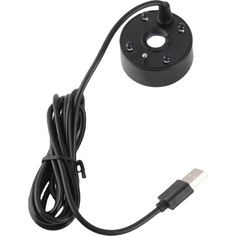 Brumisateur USB coloré LED lumières filtrage odeurs étang rocaille aquarium (1/5)