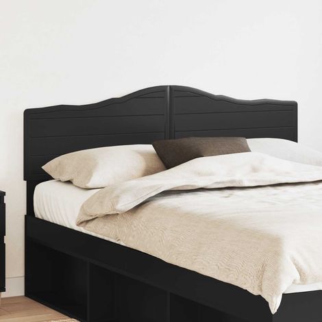 vidaXL Headboard Black Oak Engineered wood (1/5)