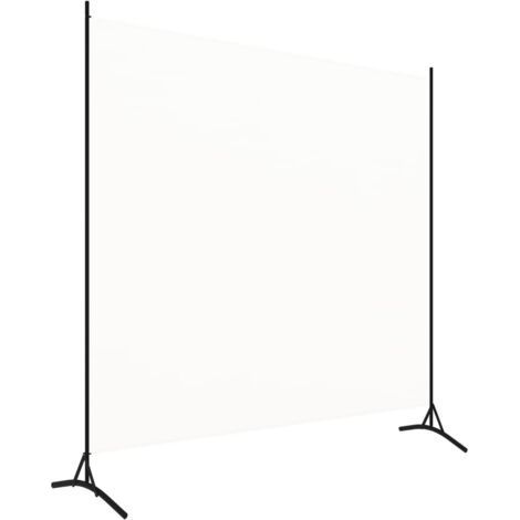 INLIFE Cloison de séparation 1 panneau Blanc crème 175x180 cm (1/5)