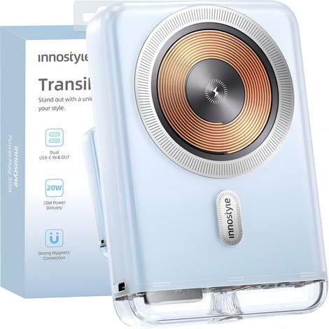 BATERÍA EXTERNA INNOSTYLE TRANSIMAG MINI DE INDUCCIÓN RÁPIDA PARA MAGSAFE 10000MAH