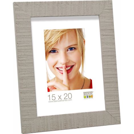 Cadre Photo Bois Brut Beige 36,2 x 36,2 x 1,4 cm (1/3)