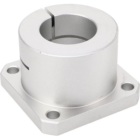 Bloc roulement linéaire à billes glissant avec support arbre base 40mm D40 carré montage bride compact acier Gcr15 (1/5)
