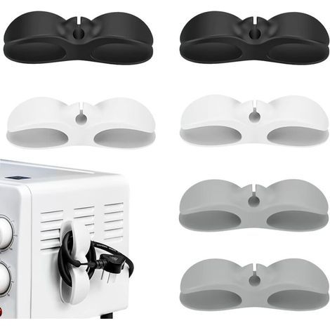 6 Pièces Organisateur de Fil Electrique, Cuisine Enrouleur de Cordon Support de Cordon Organiseur pour Câbles Électroménagers Mixeurs Cafetière (1/5)
