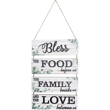 Panneau Murale En Bois - Décoration Rustique Pour Cuisine Salle À Manger Maison - 1 Pièce (1/5)