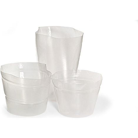 Kunststoffeinsatz für Pflanzkübel transparent Ø 40 x H 30 cm (1/3)