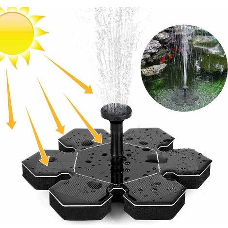 Fontaine solaire extérieure avec panneau solaire KLB de 1,5 W (1/5)