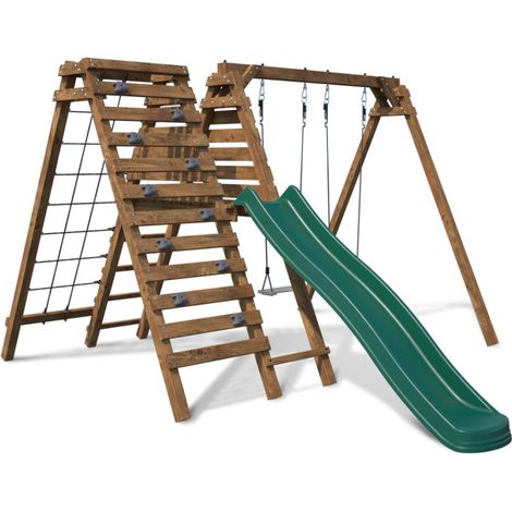 Aire de jeux avec tipi et toboggan APOLLON (1/5)