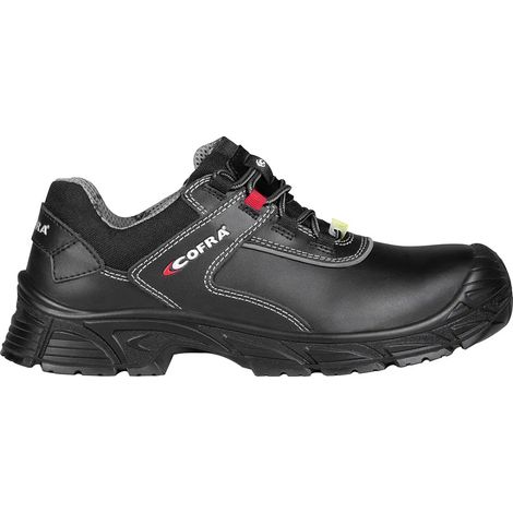 SCARPE DA LAVORO ANTINFORTUNISTICHE UOMO PELLE PU BONN ESD S3S TG.42-44 COFRA, "43" (1/4)