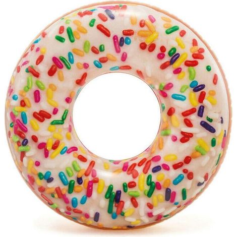 Salvagente Gonfiabile Ciambella Donut con Zuccherini +9 Anni 114 cm Peso (1/3)