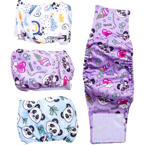 Belly Band - Bande Abdominale Pour Chien Mâle - Réutilisable - Imperméable - Lavable En Machine - 3 Pièces (1/5)