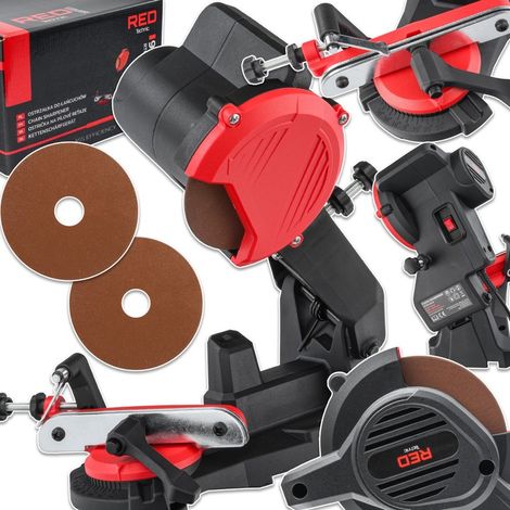 Elektrischer Sägekettenschärfer zum Schärfen 90 W + 2x Scheibe (1/5)