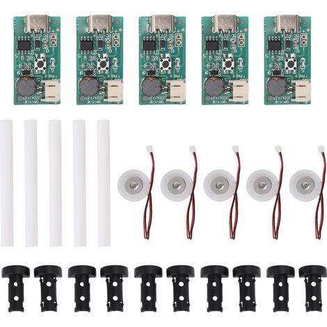 Modulo di umidificazione, 5 pezzi, scheda atomizzatore USB, circuito stampato per apparecchiatura di incubazione sperimentale fai-da-te. (1/5)