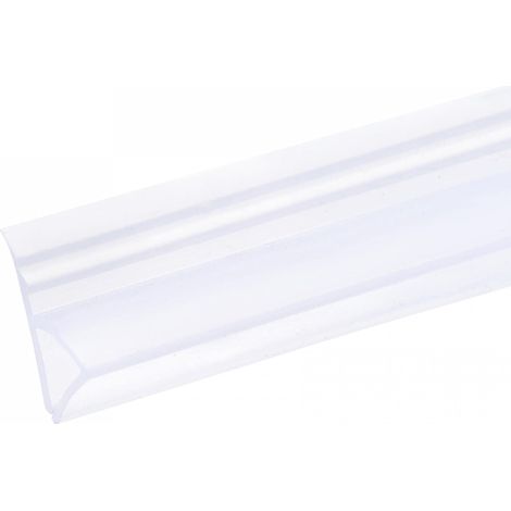 Joint d'étanchéité latéral en H pour porte de douche sans cadre 137,8" (3/8") verre 10 mm