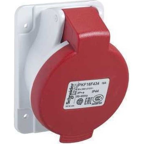 SCHNEIDER PKF16F434  Base empotrar inclinada 16A 3P+TT 380-415V IP44