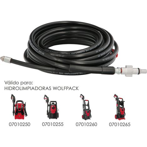 WOLFPACK LINEA PROFESSIONAL Wolfpack Tubo per la pulizia delle tubature per idropulitrici 10 metri