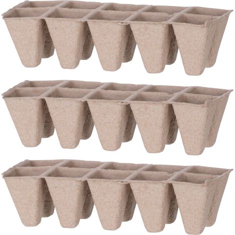 Anzuchttopf Strend Pro Herrison P1110, Papier, 10 Sämlinge, Pack. 3 Stk. (1/3)