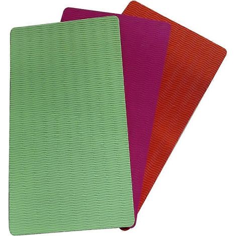 Genouillères de yoga, douces et confortables, fabriquées en matériau TPE haute densité, mesurant 38x21x0,6 cm, lot de deux. (1/5)