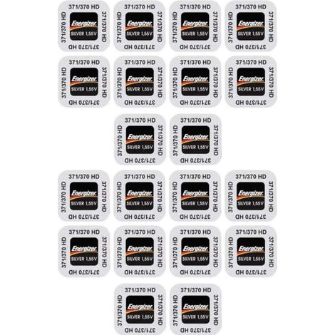 .20 piles Energizer  371/370.