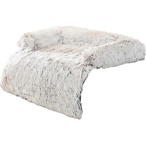 1. Beheizbares Hundebett für kleine bis mittelgroße Hunde - Nicht abnehmbarer, warmer Winterbettkorb - Brauner Farbverlauf, rechtwinklig, für Hunde und Katzen (182 Zeichen)