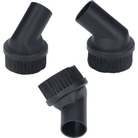 Ensemble de 3 brosses rondes pour aspirateur, diamètre intérieur de 35 mm, brosse à poussière ronde, accessoire pour aspirateur pour nettoyer les interstices des canapés (1/4)