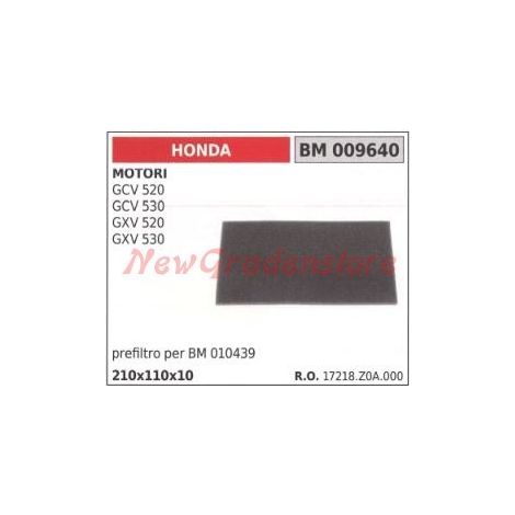 Luftvorfilter HONDA-Motoren GCV 520 530 GXV 520 530 009640