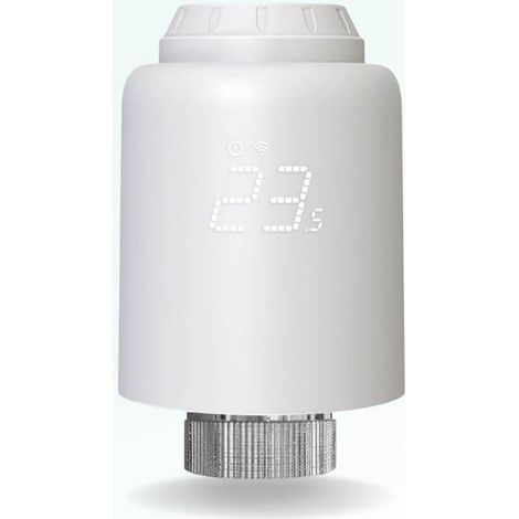 Tête thermostatique connectée programmable pour radiateur hydraulique - ZigBee